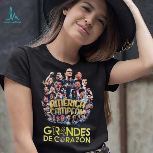 Grandes De Corazon Club America Campeon 2023 Custom Baseball Shirt