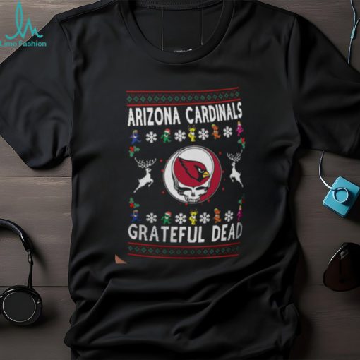 Grateful Dead Arizona Cardinals Ugly Christmas Shirt