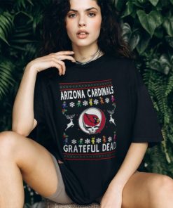 Grateful Dead Arizona Cardinals Ugly Christmas Shirt