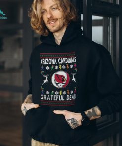 Grateful Dead Arizona Cardinals Ugly Christmas Shirt