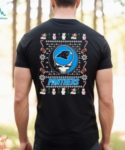 Grateful Dead Carolina Panthers Ugly Christmas Shirt