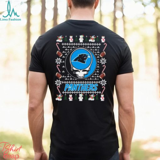 Grateful Dead Carolina Panthers Ugly Christmas Shirt