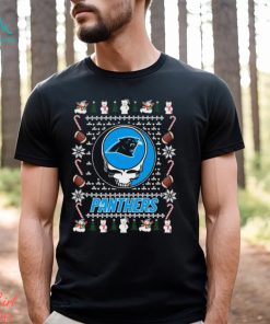 Grateful Dead Carolina Panthers Ugly Christmas Shirt