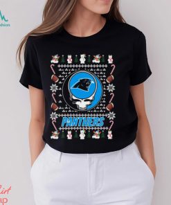 Grateful Dead Carolina Panthers Ugly Christmas Shirt