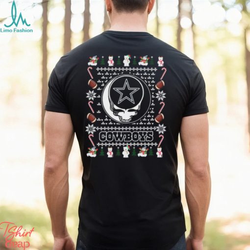 Grateful Dead Dallas Cowboys Ugly Christmas Shirt