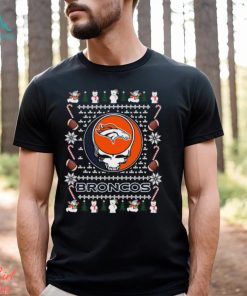 Grateful Dead Denver Broncos Ugly Christmas Shirt, hoodie, sweater, long sleeve and tank top Grateful Dead Denver Broncos Ugly Christmas Shirt