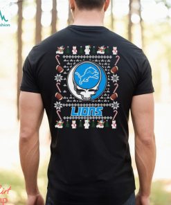 Grateful Dead Detroit Lions Ugly Christmas Shirt