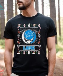 Grateful Dead Detroit Lions Ugly Christmas Shirt