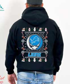 Grateful Dead Detroit Lions Ugly Christmas Shirt