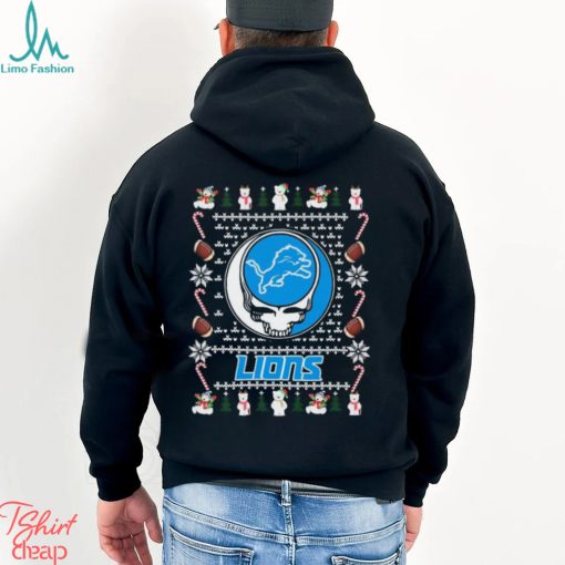 Grateful Dead Detroit Lions Ugly Christmas Shirt