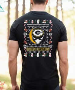 Grateful Dead Green Bay Packers Ugly Christmas Shirt