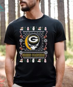 Grateful Dead Green Bay Packers Ugly Christmas Shirt