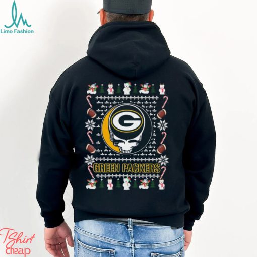 Grateful Dead Green Bay Packers Ugly Christmas Shirt