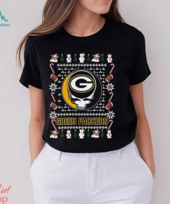 Grateful Dead Green Bay Packers Ugly Christmas Shirt