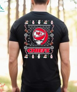 Grateful Dead Kansas City Chiefs Ugly Christmas Shirt