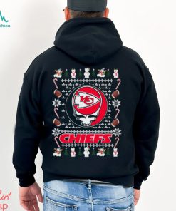 Grateful Dead Kansas City Chiefs Ugly Christmas Shirt