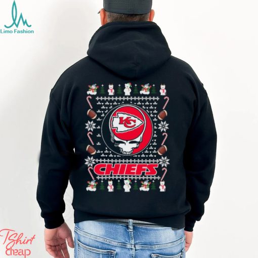 Grateful Dead Kansas City Chiefs Ugly Christmas Shirt