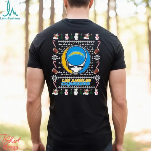 Grateful Dead Los Angeles Chargers Ugly Christmas Shirt