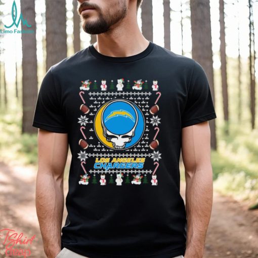 Grateful Dead Los Angeles Chargers Ugly Christmas Shirt