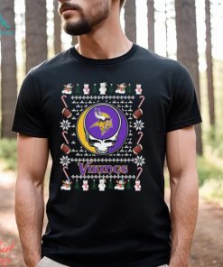 Grateful Dead Minnesota Vikings Ugly Christmas Shirt