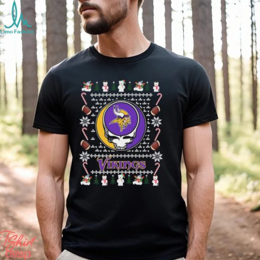 Grateful Dead Minnesota Vikings Ugly Christmas Shirt