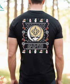 Grateful Dead New Orleans Saints Ugly Christmas Shirt