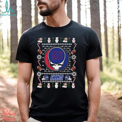 Grateful Dead New York Giants Ugly Christmas Shirt