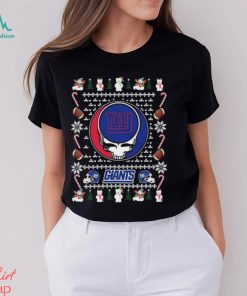 Grateful Dead New York Giants Ugly Christmas Shirt