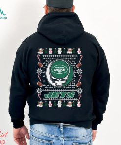 Grateful Dead New York Jets Ugly Christmas Shirt, hoodie, sweater, long sleeve and tank top Grateful Dead New York Jets Ugly Christmas Shirt