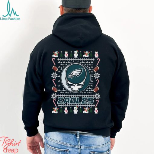 Grateful Dead Philadelphia Eagles Ugly Christmas Shirt