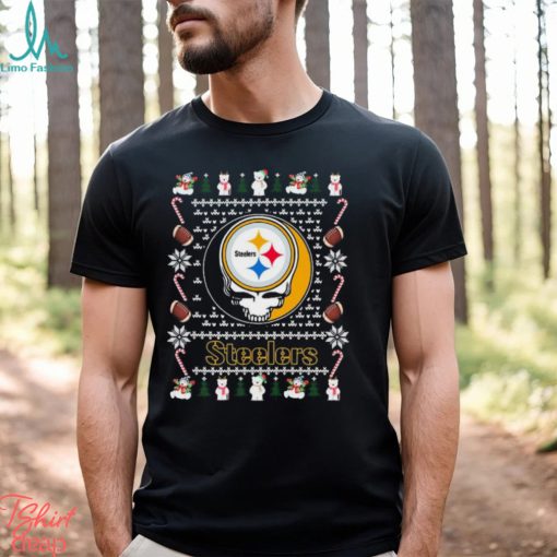 Grateful Dead Pittsburgh Steelers Ugly Christmas Shirt