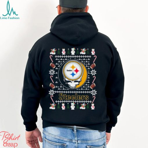 Grateful Dead Pittsburgh Steelers Ugly Christmas Shirt