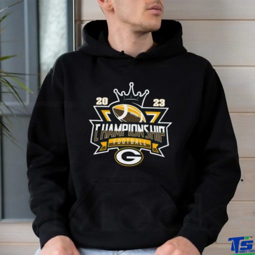 Green Bay Packers Football NFL 2023 Championship Crown Logo Shirt
