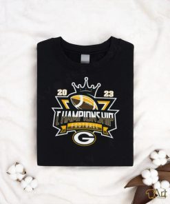 Green Bay Packers Football NFL 2023 Championship Crown Logo Shirt