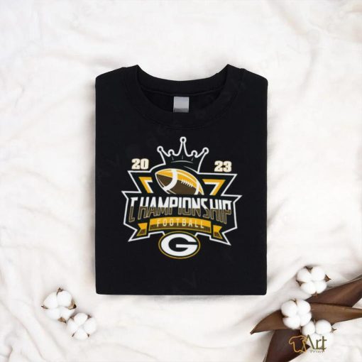 Green Bay Packers Football NFL 2023 Championship Crown Logo Shirt