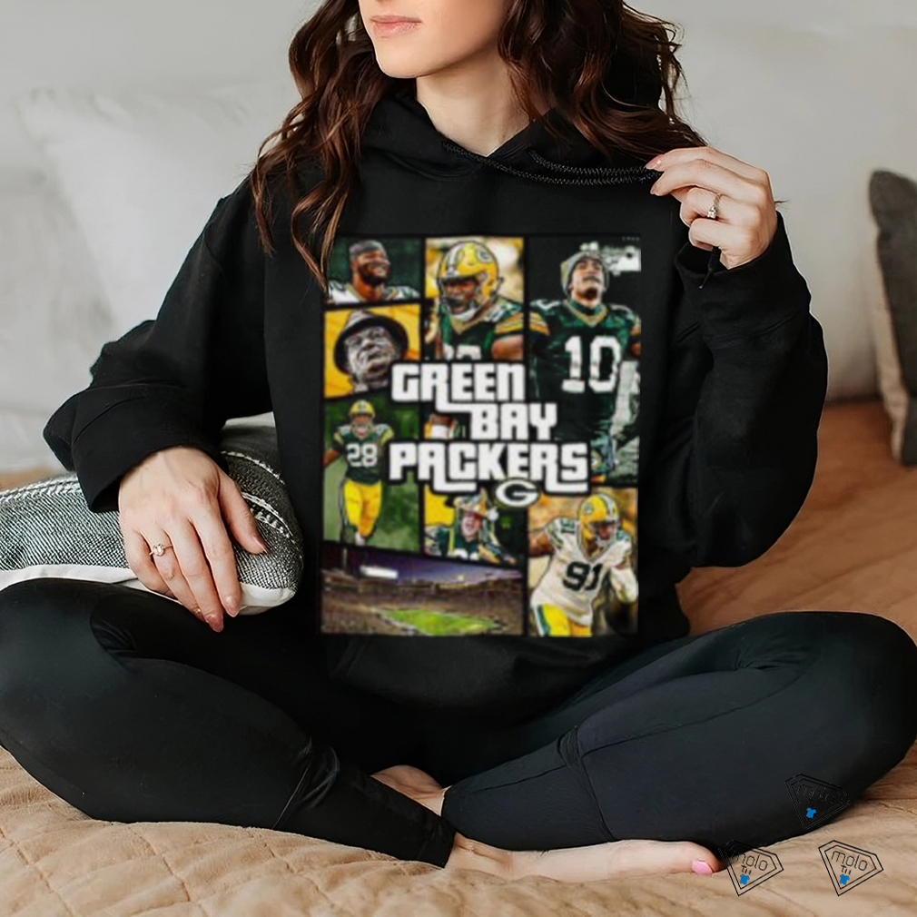 Green Bay Packers Grand Theft Auto Shirt Green Bay Packers Grand Theft Auto Shirt
