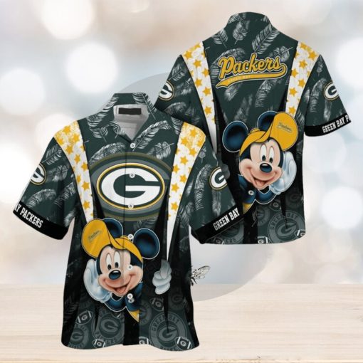 Green Bay Packers Mickey Mouse NFL Hawaiian Shirt