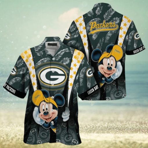 Green Bay Packers Mickey Mouse NFL Hawaiian Shirt