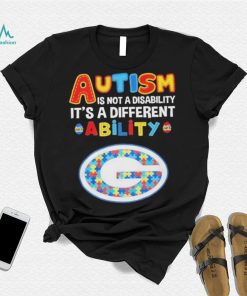 Green Bay Packers NFL Autism Is Not A Disability 2024 Shirt