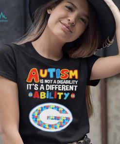 Green Bay Packers NFL Autism Is Not A Disability 2024 Shirt