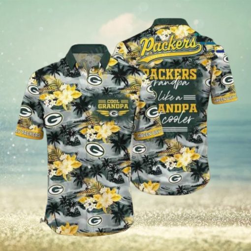 Green Bay Packers NFL Hawaiian Shirt For Grandparent Beach Shirt