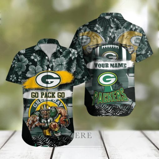 Green Bay Packers NFL Hawaiian shirt Custom Name Summer Gift