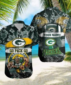 Green Bay Packers NFL Hawaiian shirt Custom Name Summer Gift