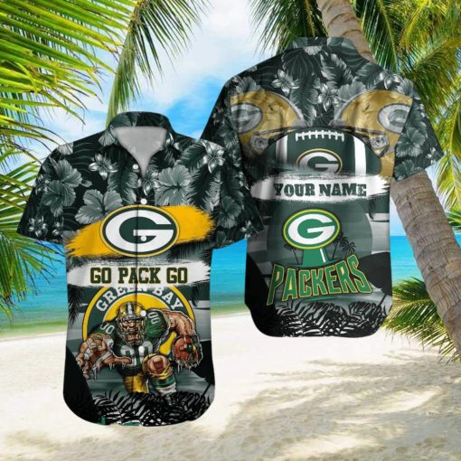 Green Bay Packers NFL Hawaiian shirt Custom Name Summer Gift