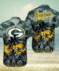 Green Bay Packers Palm Tree Design NFL Hawaiian Shirt, Packers Shirt