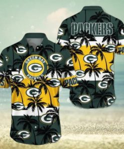 Green Bay Packers Palm Tree Pattern Hawaiian shirt, Green Bay Packers Gear