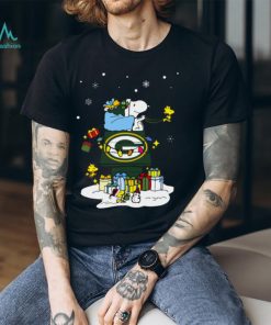 Green Bay Packers Santa Snoopy Wish You A Merry Christmas Shirt, hoodie, sweater, long sleeve and tank top Green Bay Packers Santa Snoopy Wish You A Merry Christmas Shirt