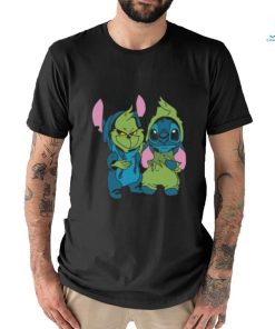 Grinch And Stitch Christmas Shirt Christmas Gifts Merry Grinchmas Sweatshirt Grinchmas T Shirt Gift For Friends Christmas Movies Tshirt