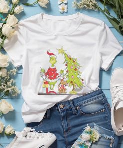 Grinch Christmas Tree Tshirt