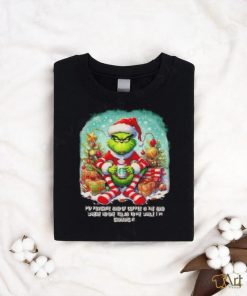 Grinch Drinks Starbucks Coffee In The Christmas Holiday Shirt